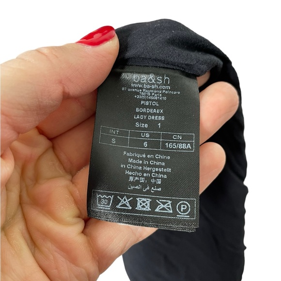 ba&sh | Pistol Dress in Bordeaux 1 - Picture 7 of 10